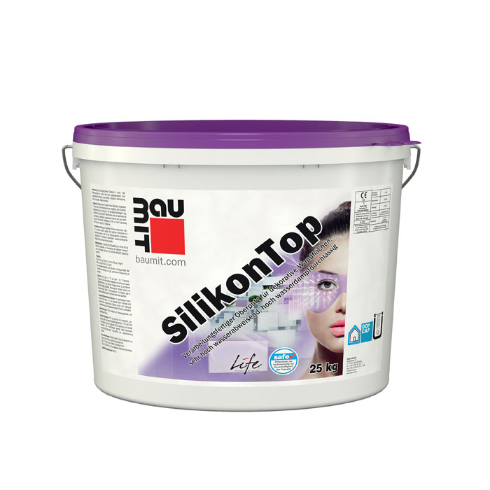 Silikon Fertigputz Scheibenstruktur, selbstreinigend, 25kg Eimer