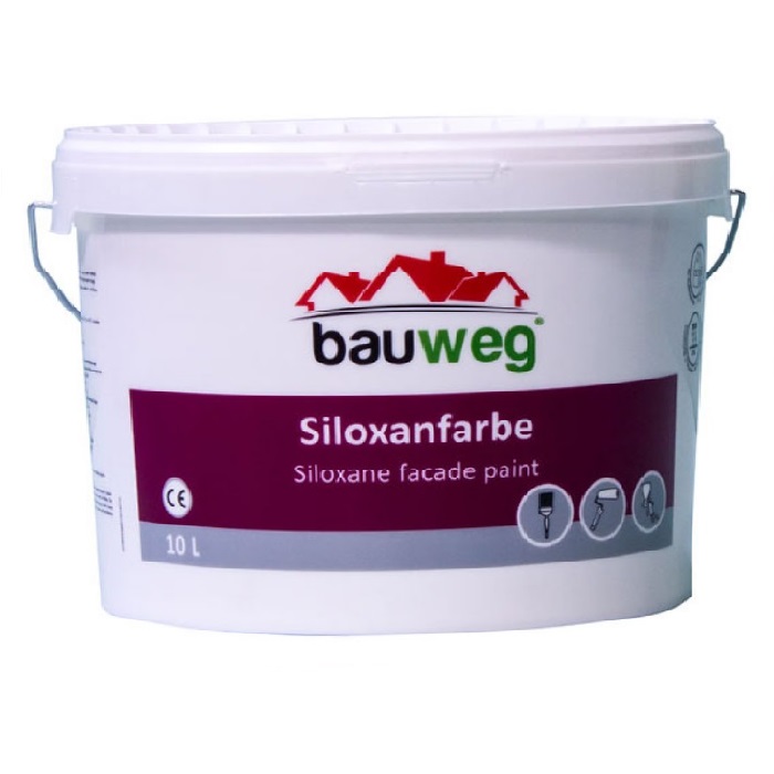 Bauweg Siloxan Fassadenfarbe Selbstreinigend/ 12,5l Eimer