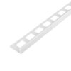 DURAL Winkelprofil PVC weiß 2,5 m